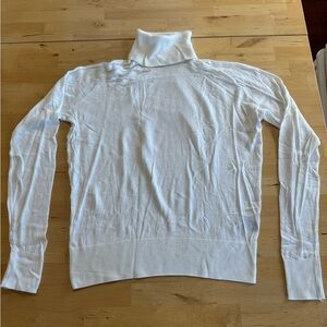 Simons White Turtleneck Sweater
